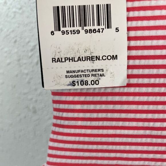 NWT Lauren Ralph Lauren Tankini Top Size 6 - Picture 6 of 6